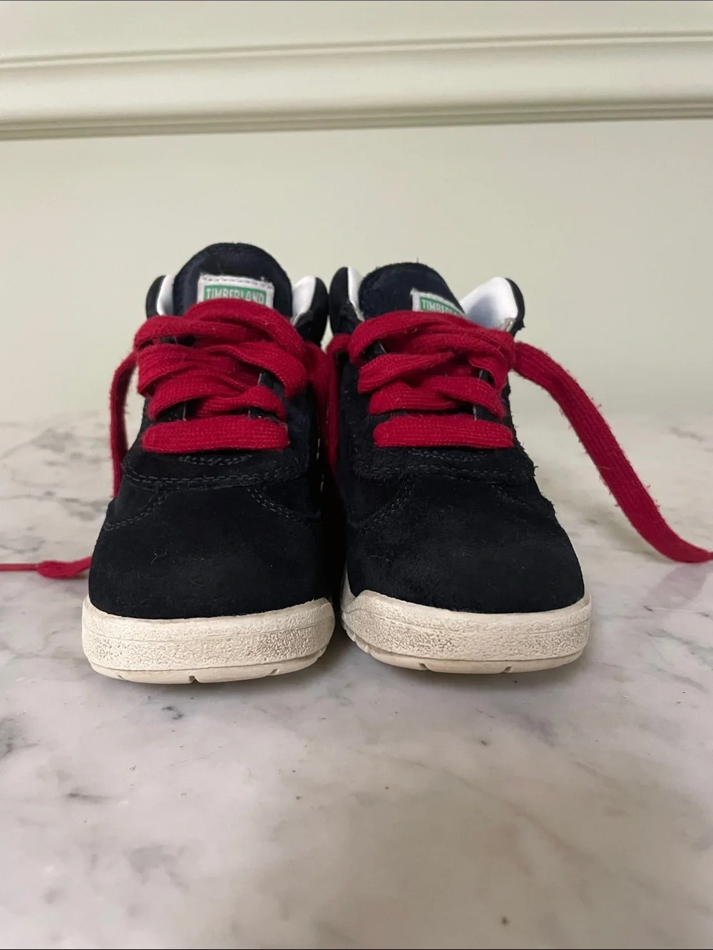 Timberland Kids Black Suede Field Boot - Size 10